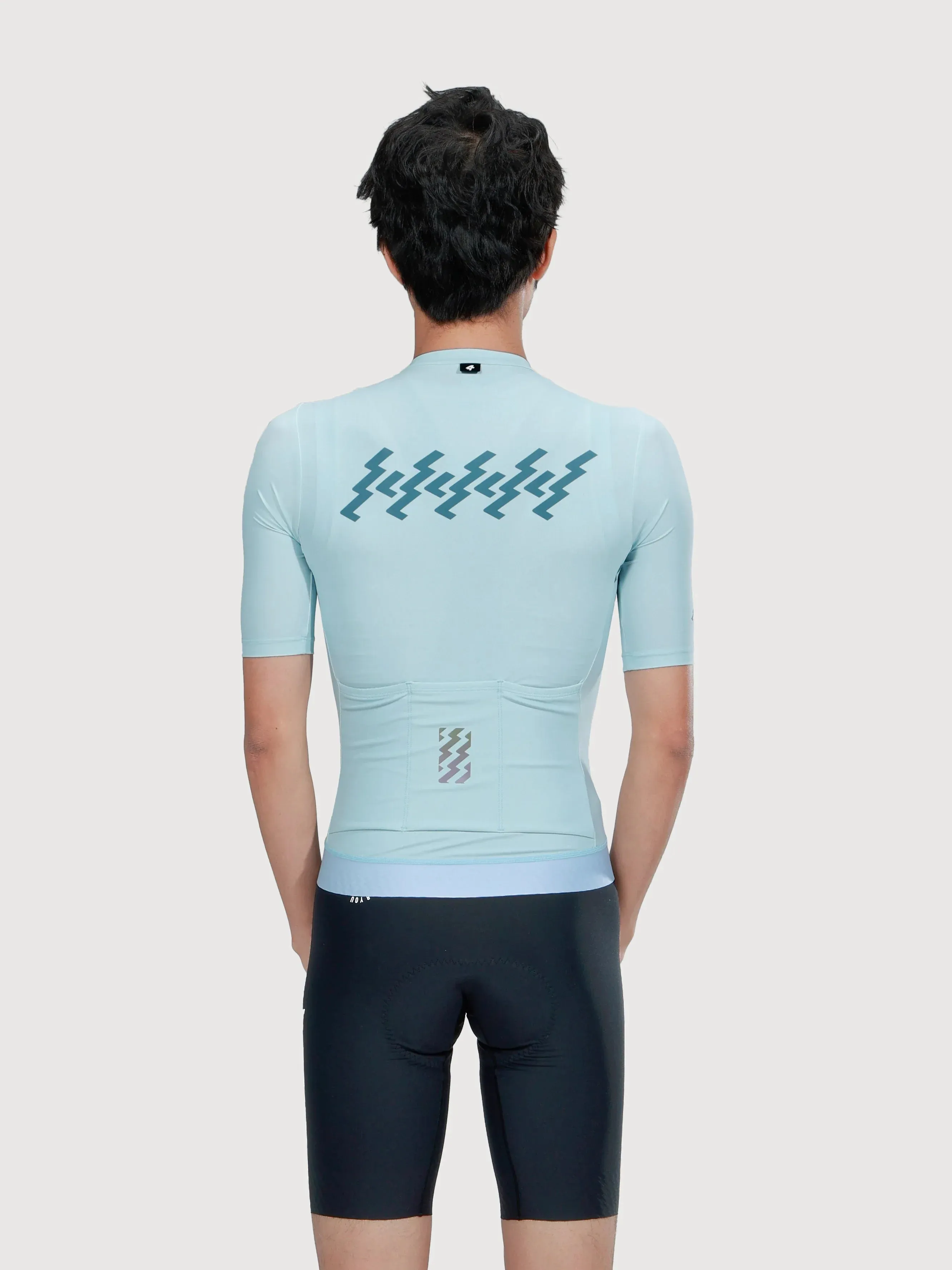 Verde Men Cycling Jersey - Mediterranean Blue