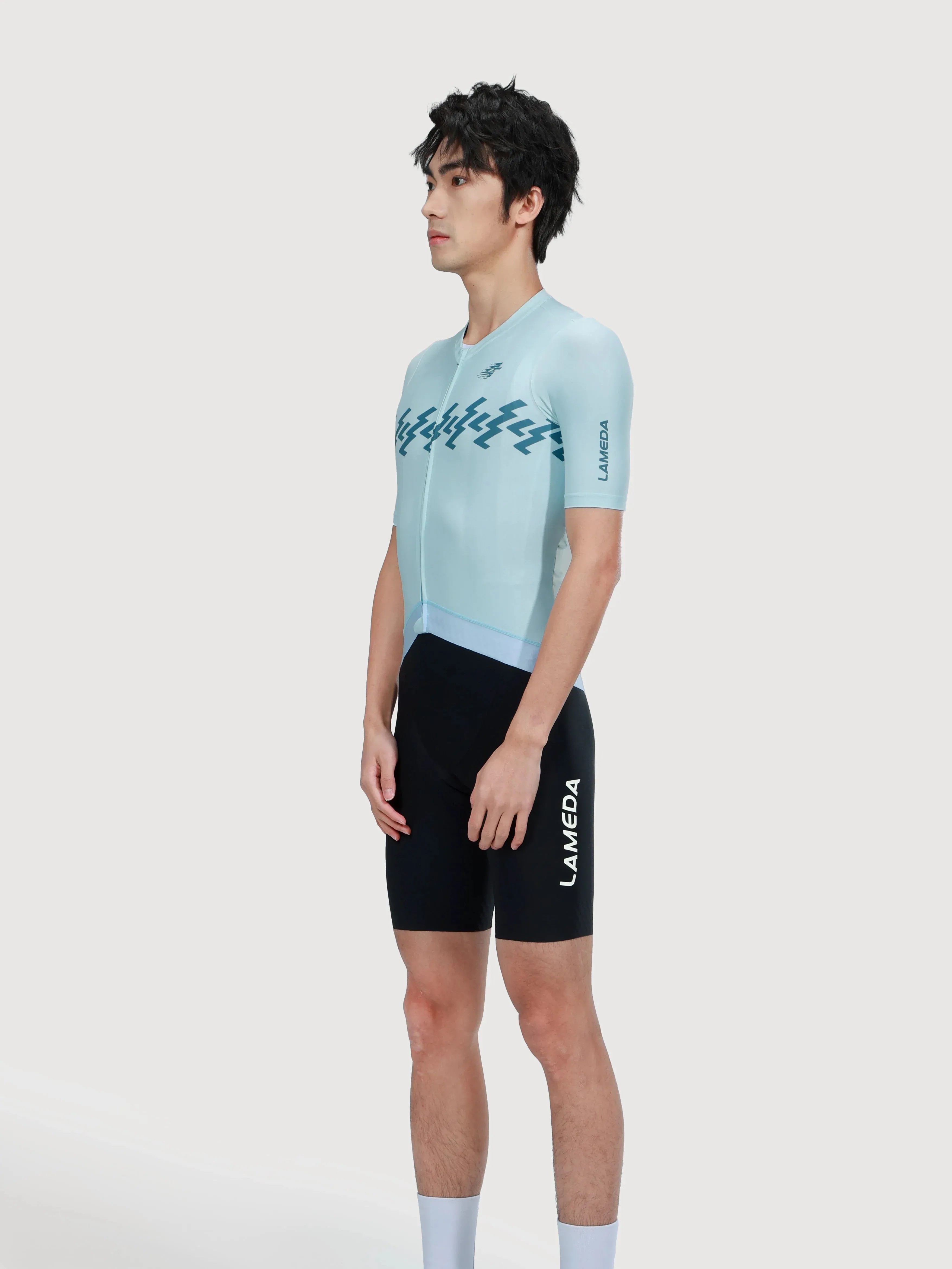 Verde Men Cycling Jersey - Mediterranean Blue