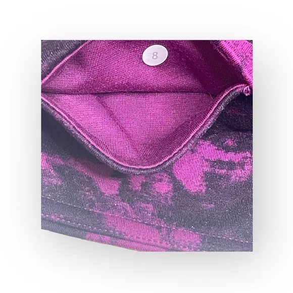 VHTF: Lululemon ॐ Boogie Hot Yoga Run Pilates Booty Shorts Luon ॐ Marbled Plum 8