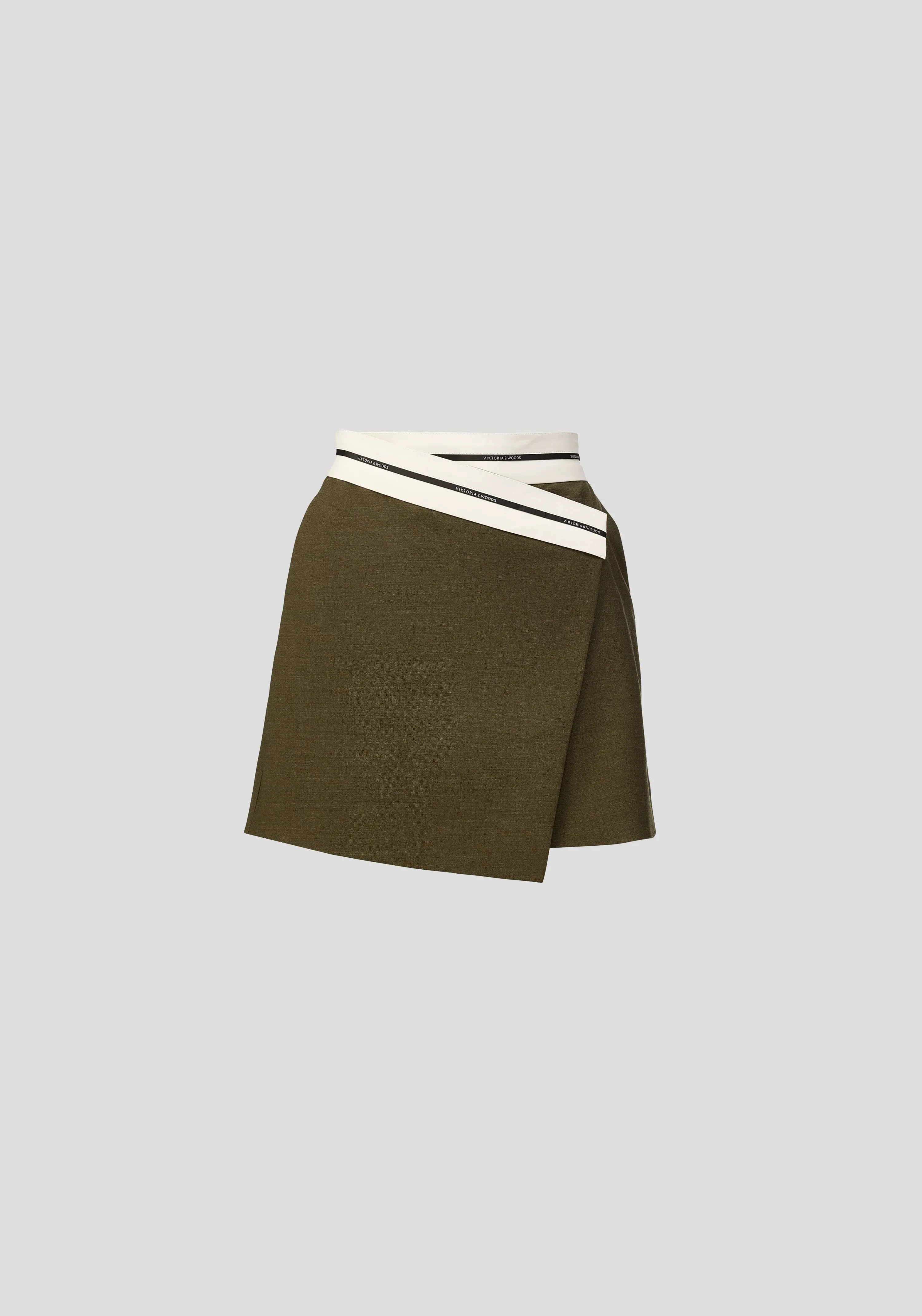 VIKTORIA & WOODS - Rib Turtleneck W/Zip WHITE