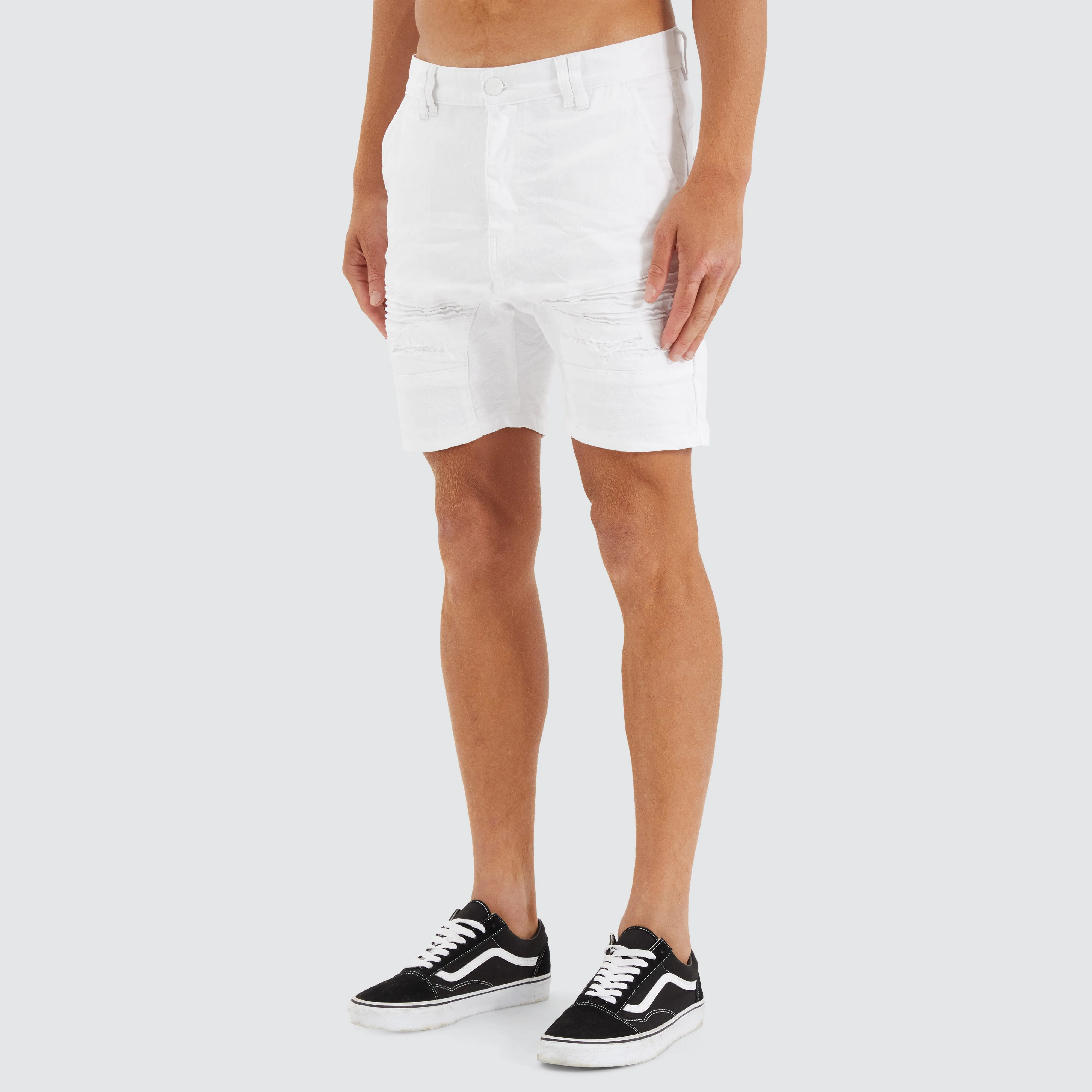 Viper Denim Short White