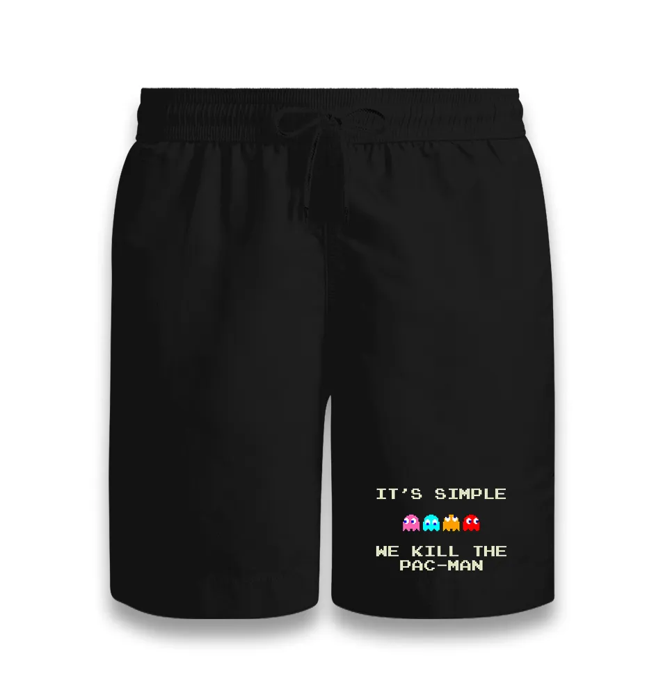 We Kill the Pac-Man Black Shorts