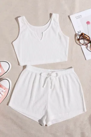 White Lounge Set