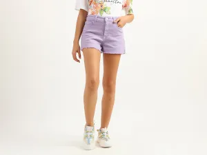 Women Solid Regular Fit Shorts