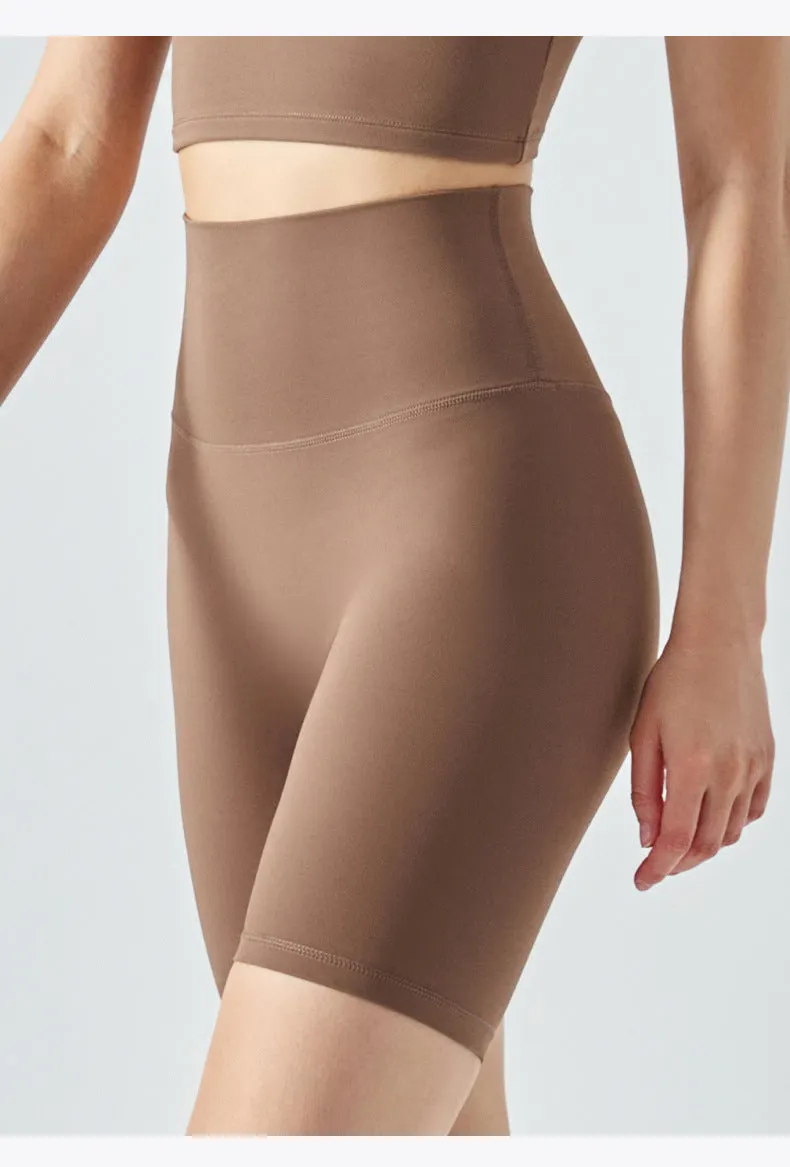 Women Workout Shorts | High Waisted Yoga Biker Shorts with Cooling Fabric