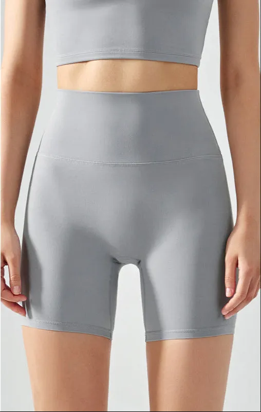 Women Workout Shorts | High Waisted Yoga Biker Shorts with Cooling Fabric