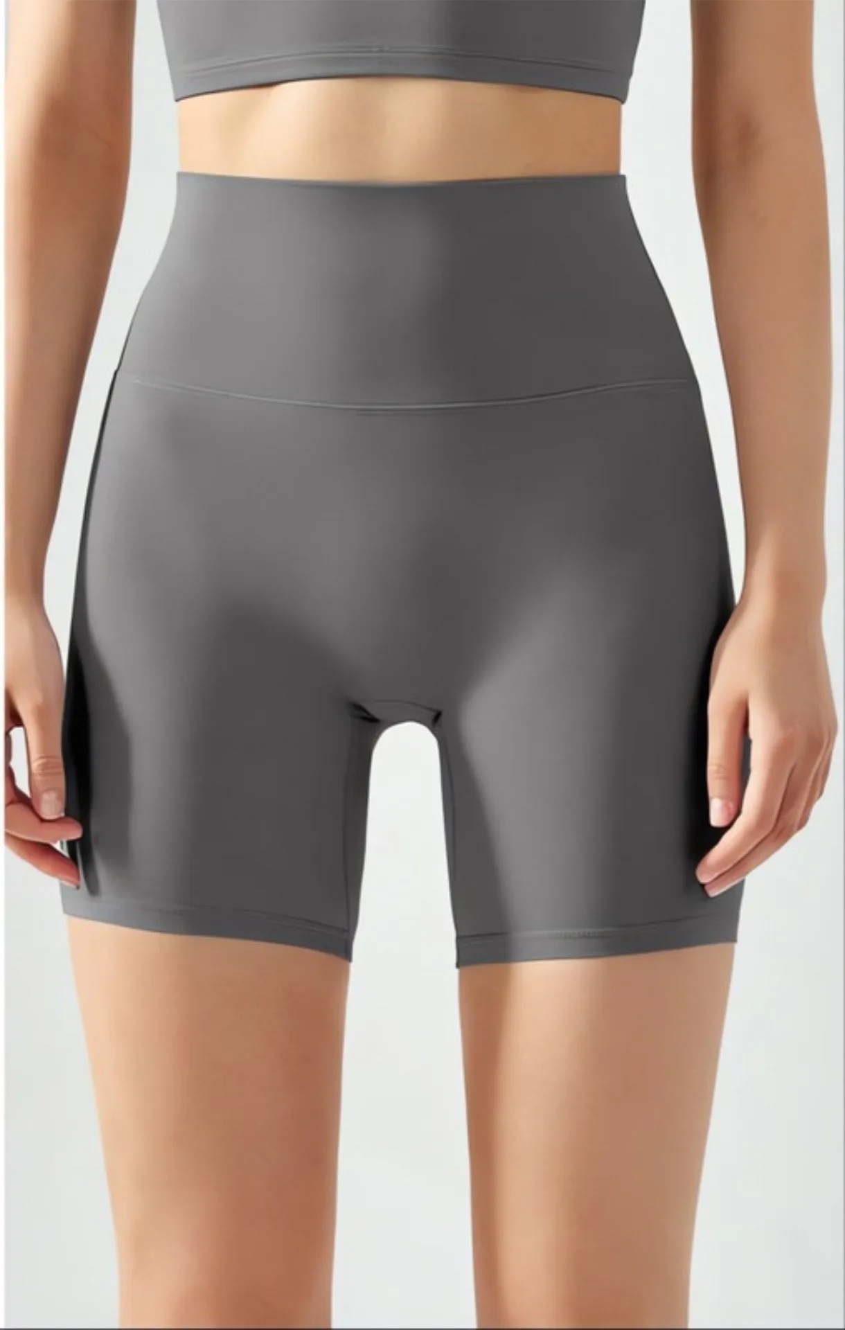 Women Workout Shorts | High Waisted Yoga Biker Shorts with Cooling Fabric