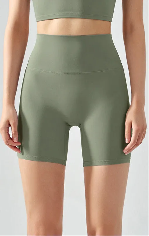 Women Workout Shorts | High Waisted Yoga Biker Shorts with Cooling Fabric