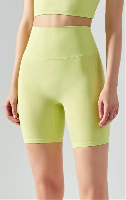 Women Workout Shorts | High Waisted Yoga Biker Shorts with Cooling Fabric
