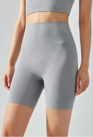 Women Workout Shorts | High Waisted Yoga Biker Shorts with Cooling Fabric