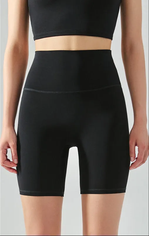 Women Workout Shorts | High Waisted Yoga Biker Shorts with Cooling Fabric