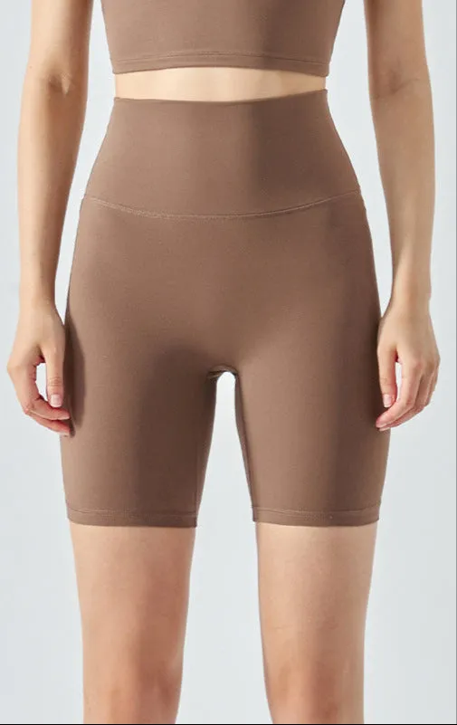 Women Workout Shorts | High Waisted Yoga Biker Shorts with Cooling Fabric