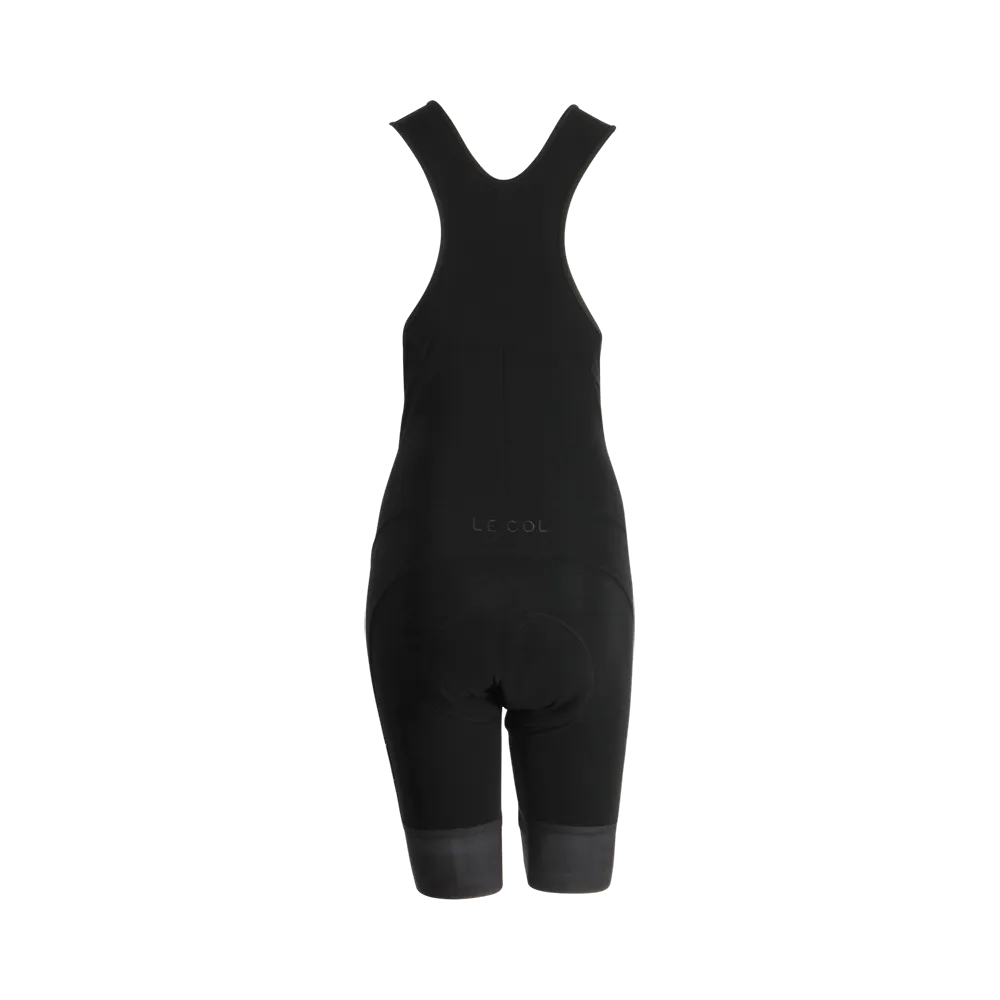 Womens Pro Blackout Therma Bib Shorts