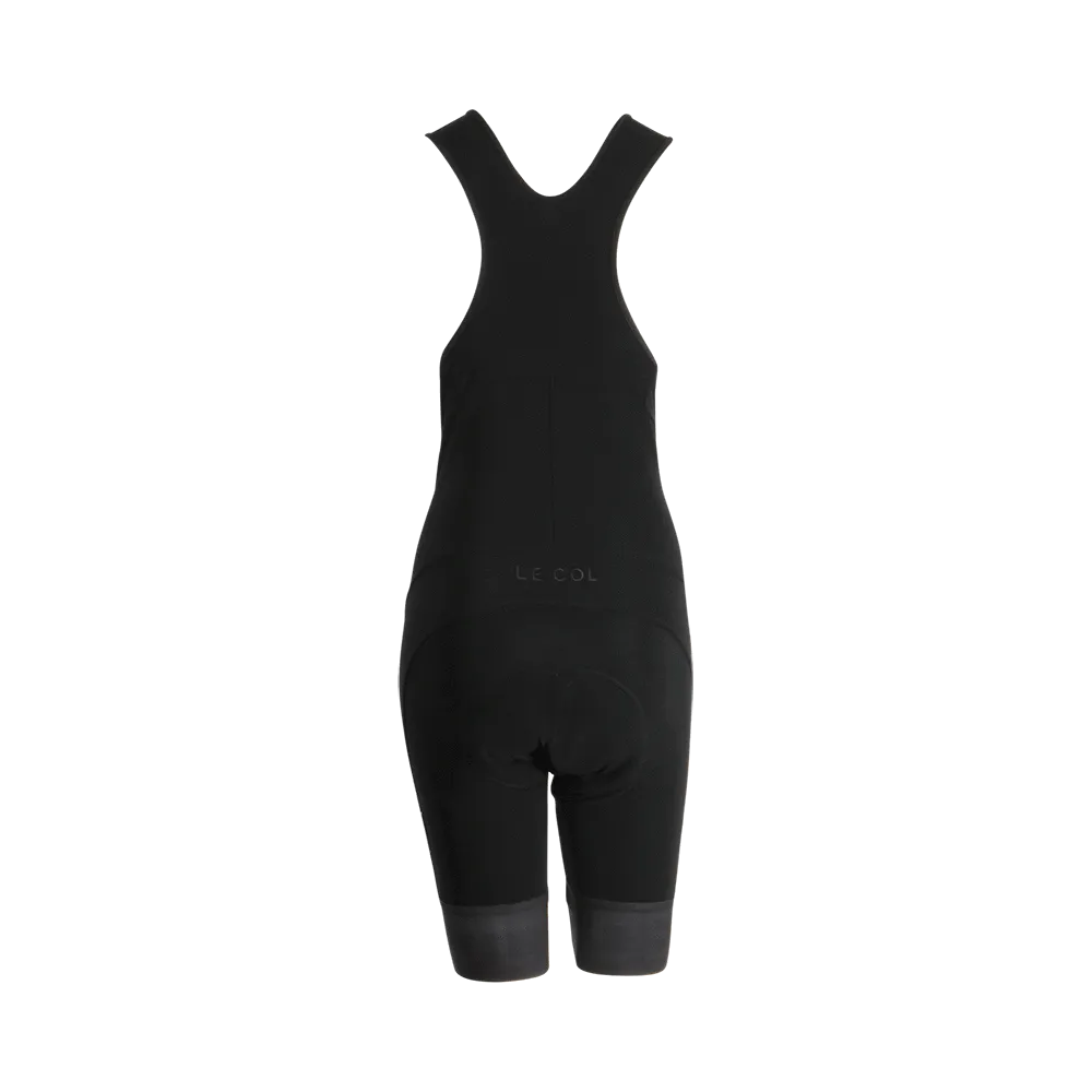 Womens Pro Blackout Therma Bib Shorts