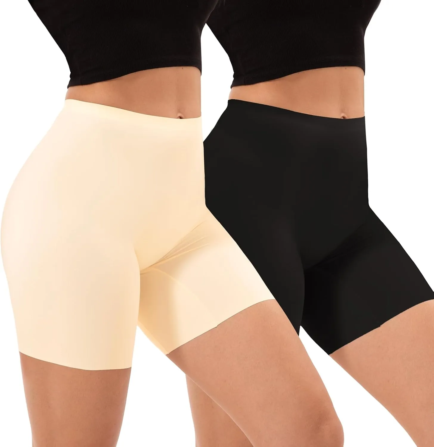 Women's Seamless Slip Shorts 2-Pack