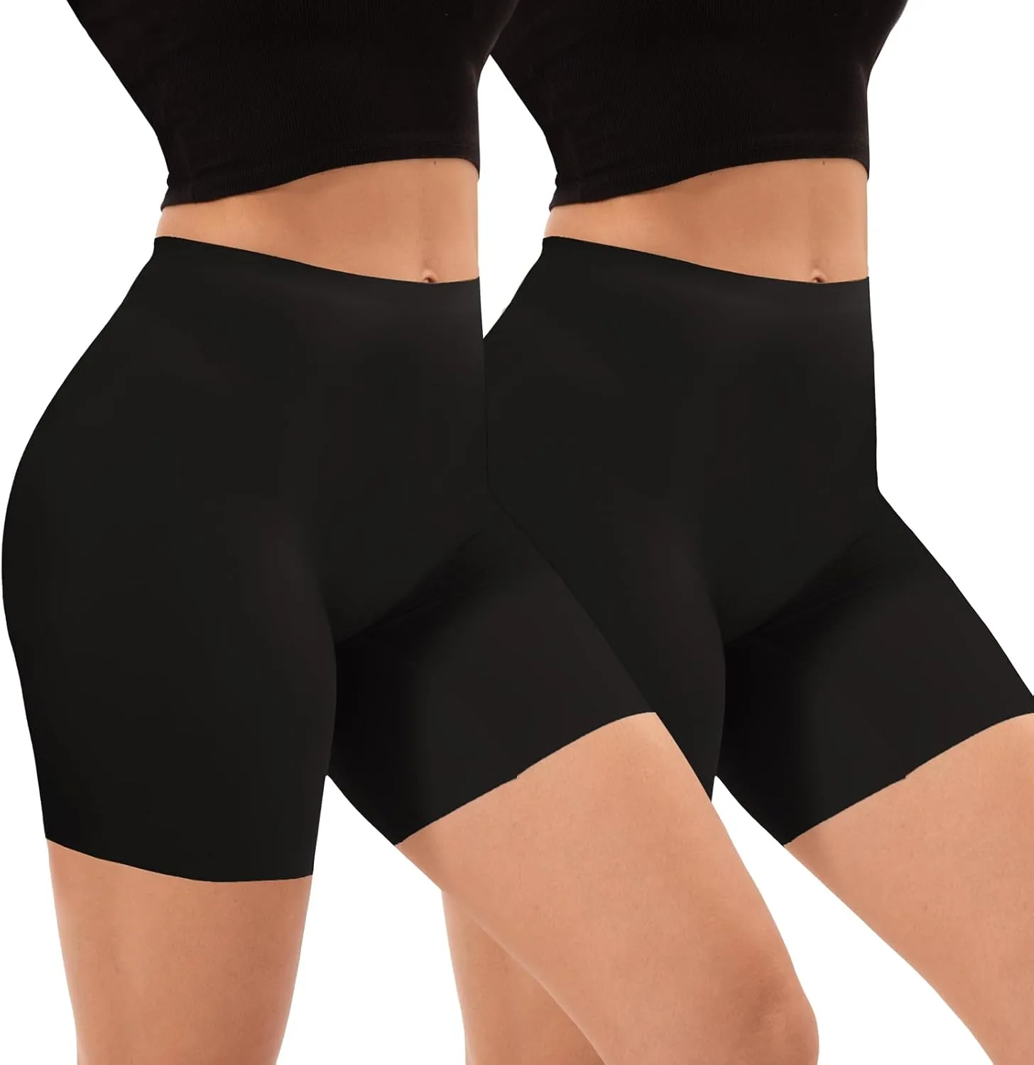 Women's Seamless Slip Shorts 2-Pack