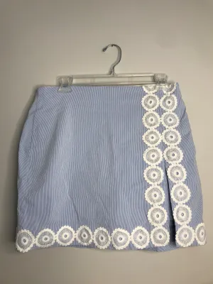 Womens Size 8 Misses Blue Crown & Ivy Skirt