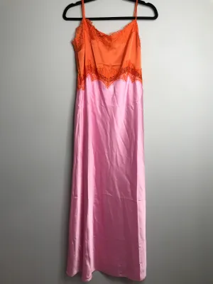 Womens Size Lg Misses Orange Vici Dress