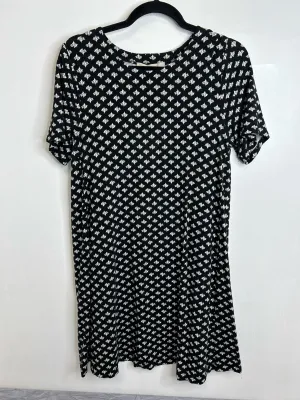 Womens Size Med Misses Black Loft Dress
