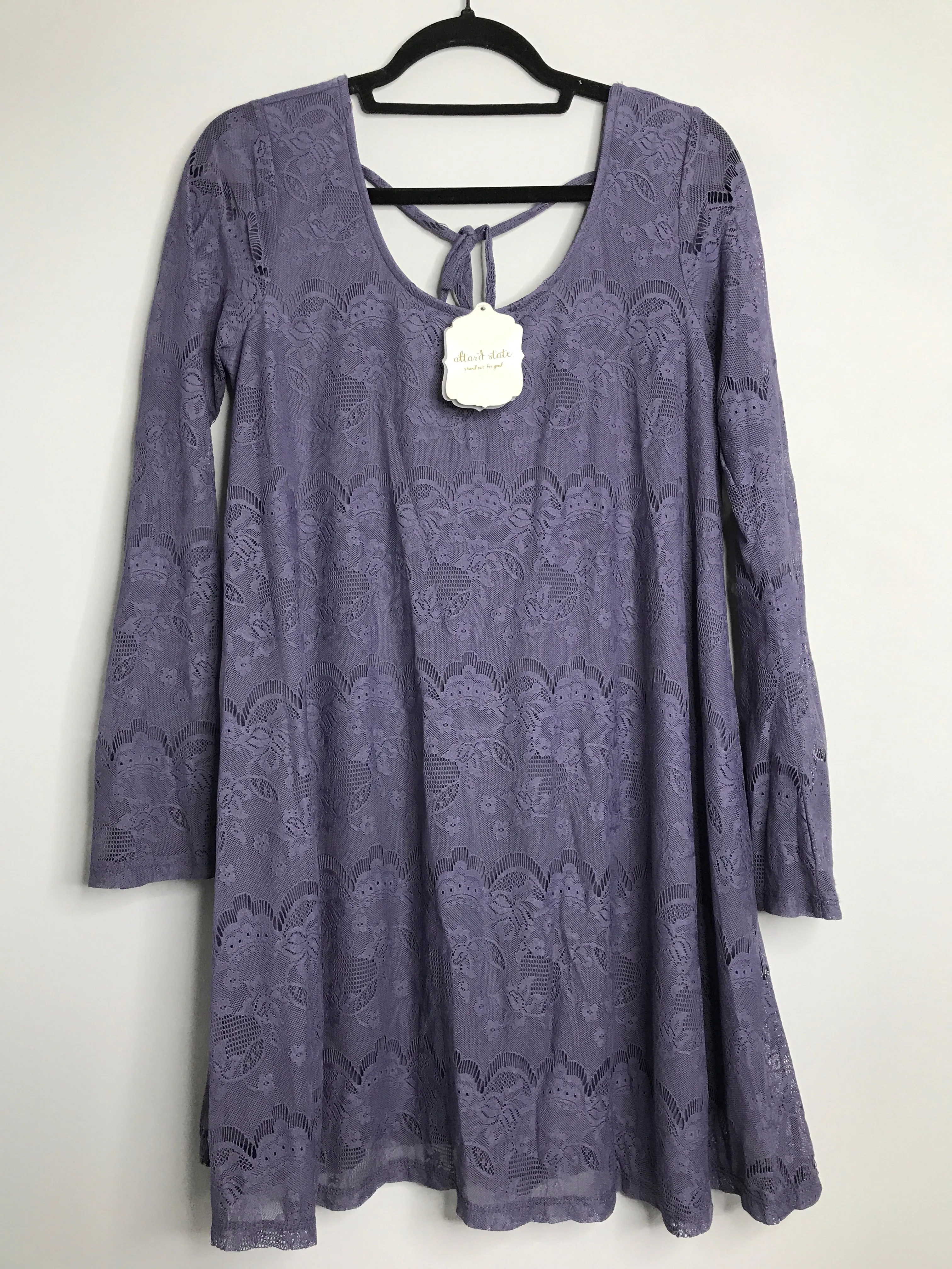 Womens Size Med Misses Gray Altar'd State NWT Dress