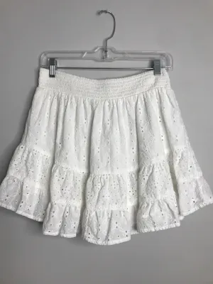 Womens Size Med Misses White AE Skirt