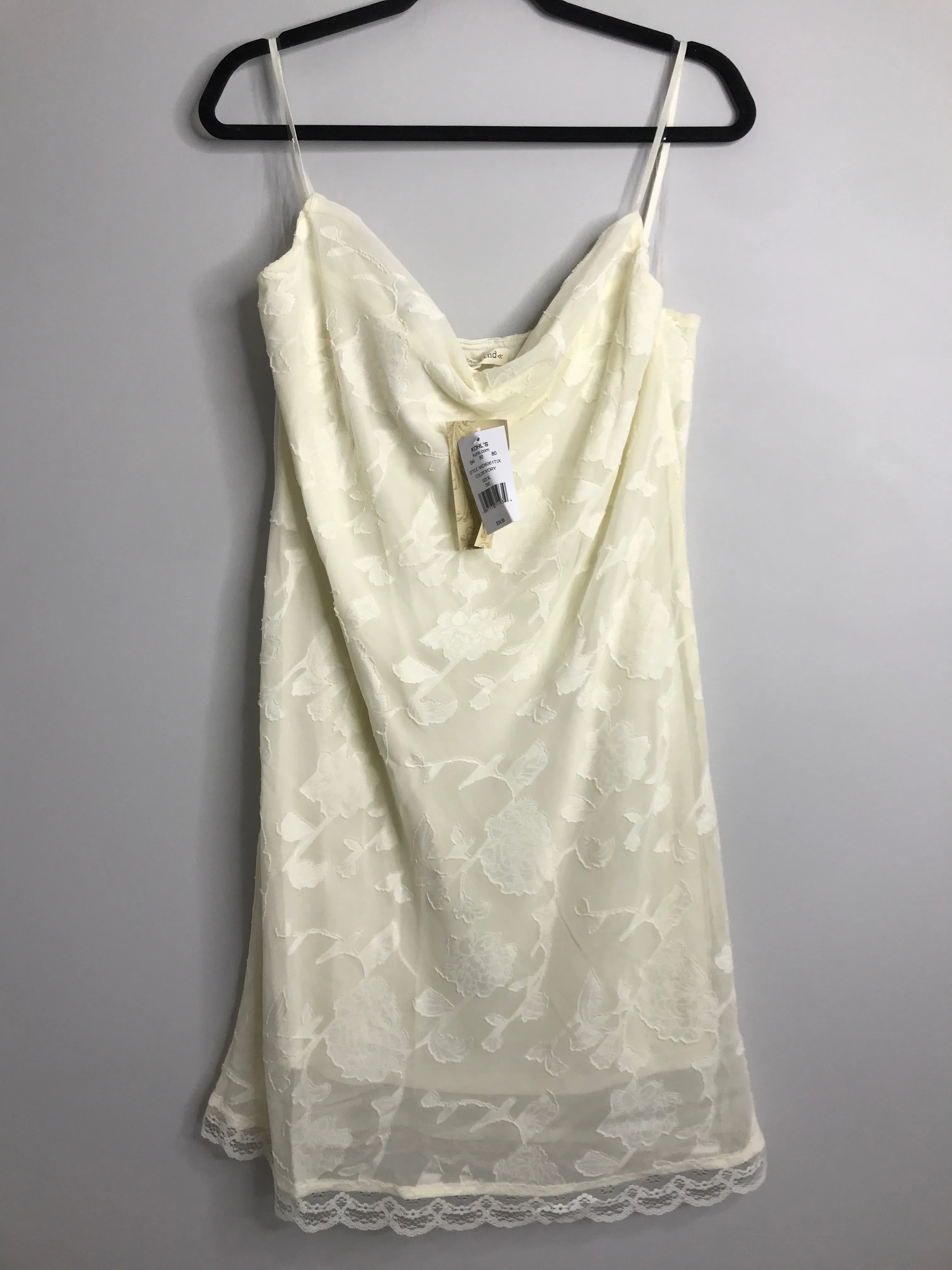 Womens Size XL Misses Cream Rewind Dress