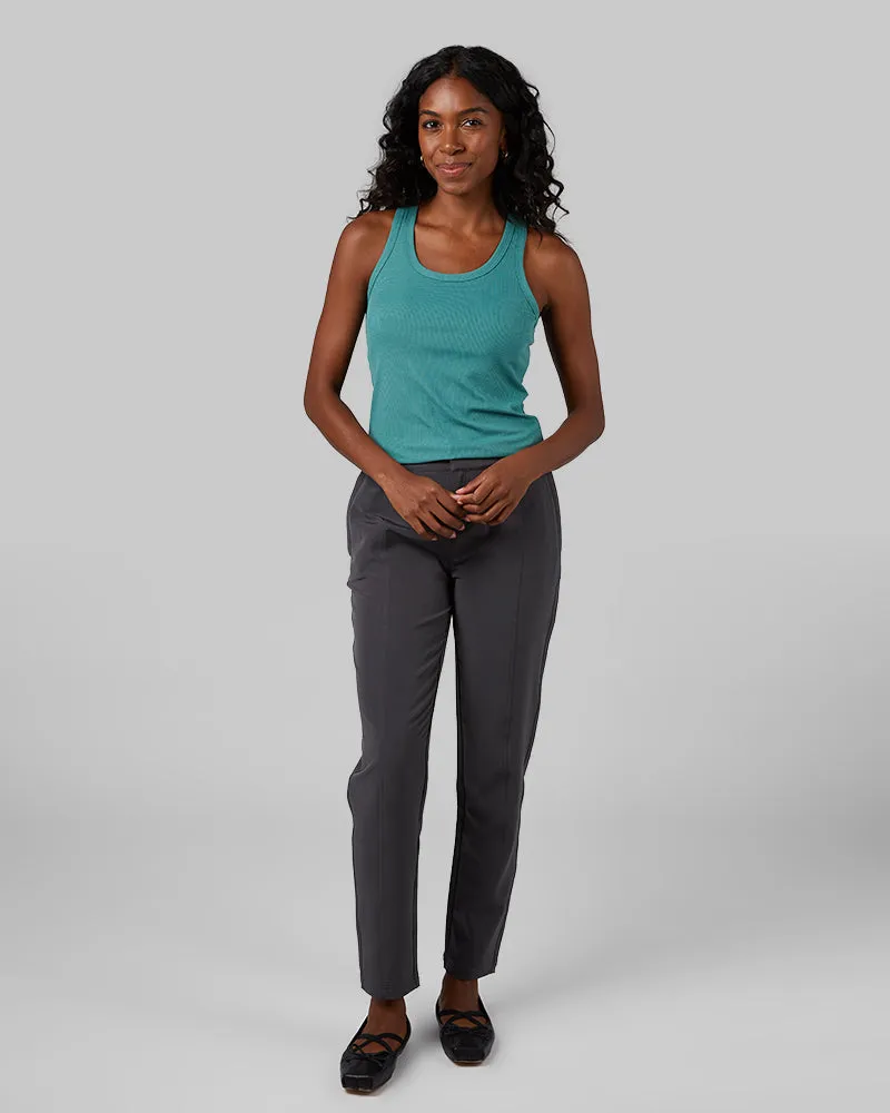 WOMEN'S SOFT RIB RACERBACK BRA TANK
