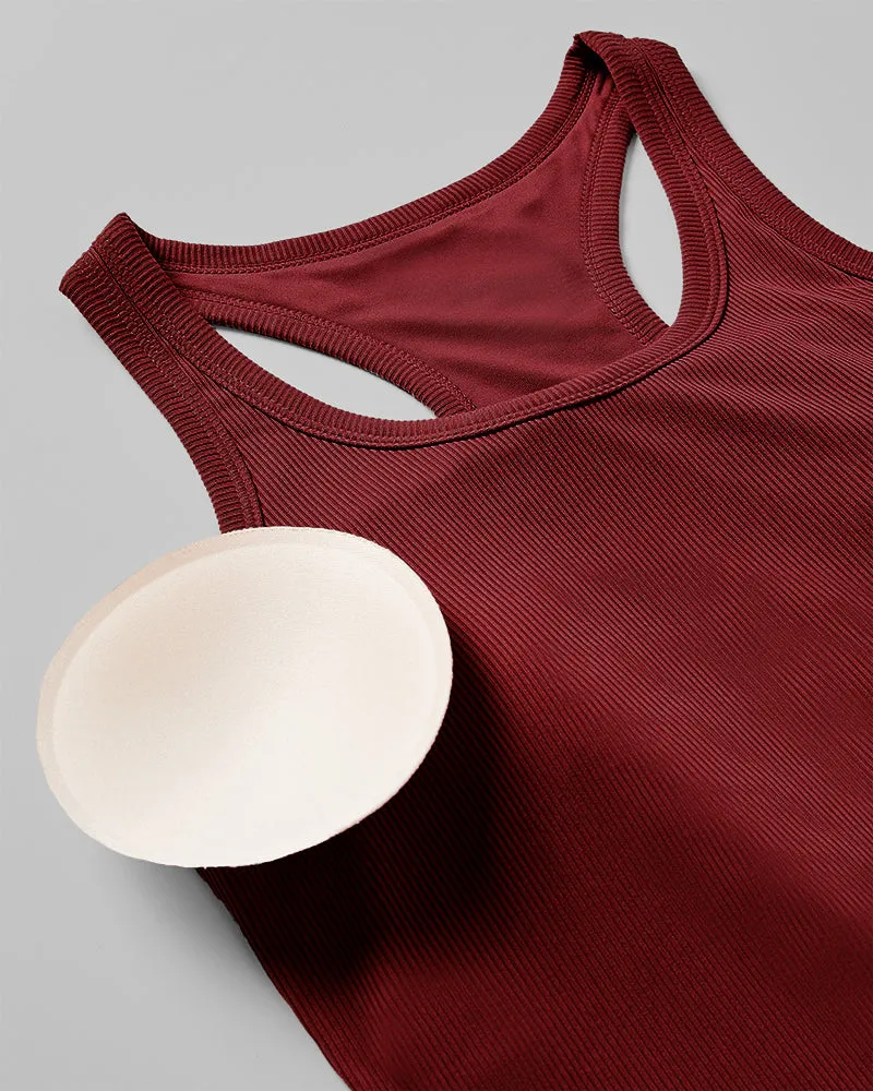 WOMEN'S SOFT RIB RACERBACK BRA TANK