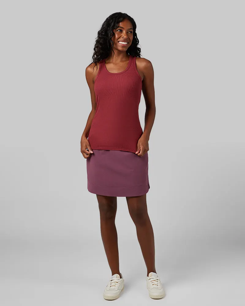 WOMEN'S SOFT RIB RACERBACK BRA TANK