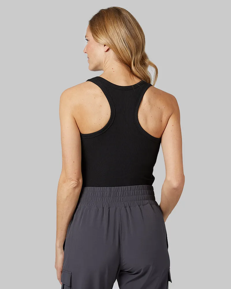 WOMEN'S SOFT RIB RACERBACK BRA TANK
