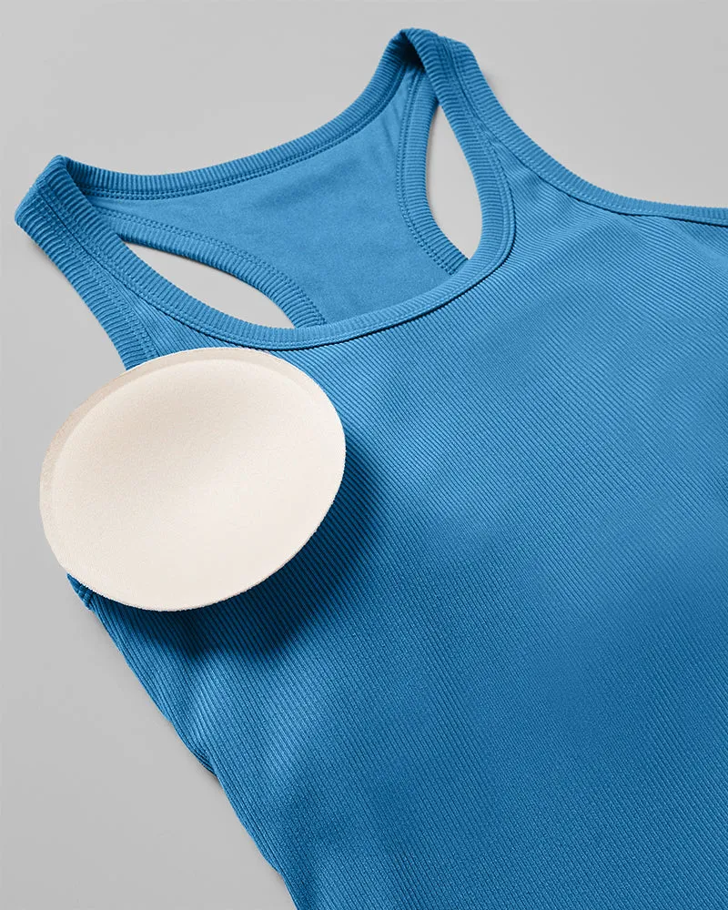 WOMEN'S SOFT RIB RACERBACK BRA TANK