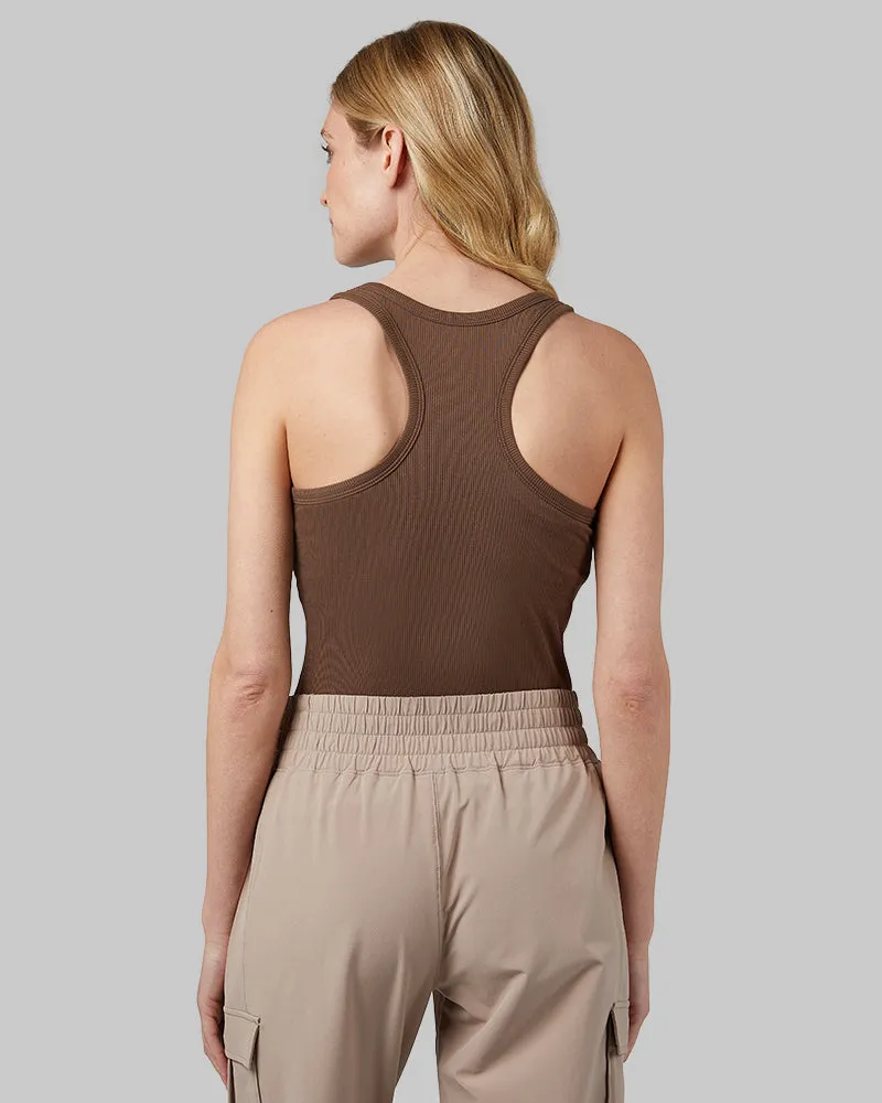 WOMEN'S SOFT RIB RACERBACK BRA TANK