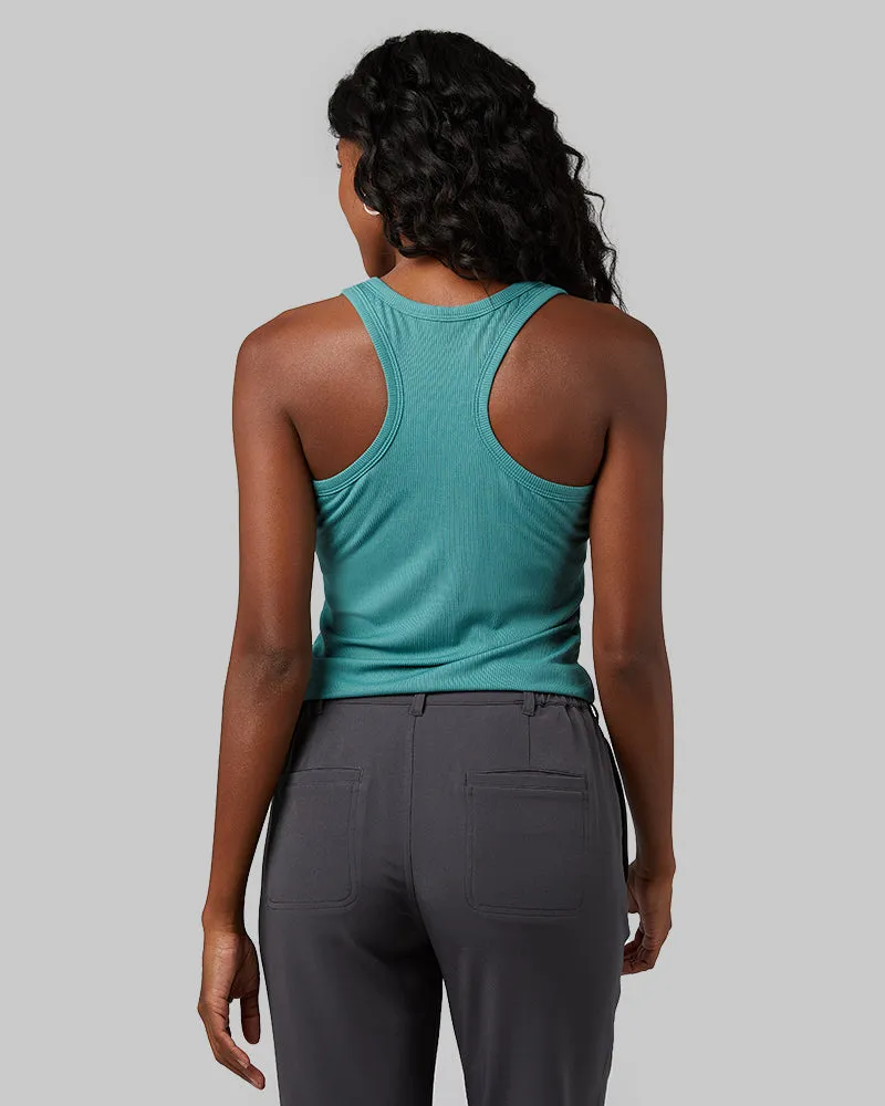 WOMEN'S SOFT RIB RACERBACK BRA TANK