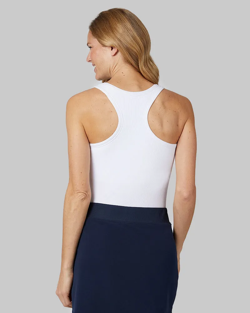 WOMEN'S SOFT RIB RACERBACK BRA TANK