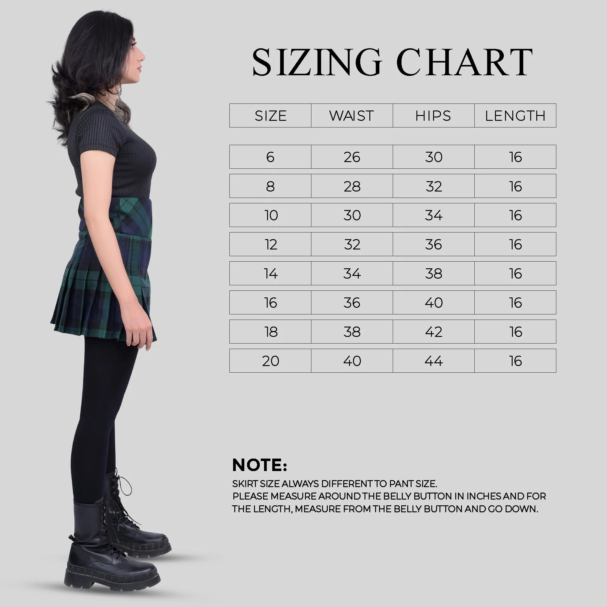 Women's Tartan Billie Skirt | Black Watch
