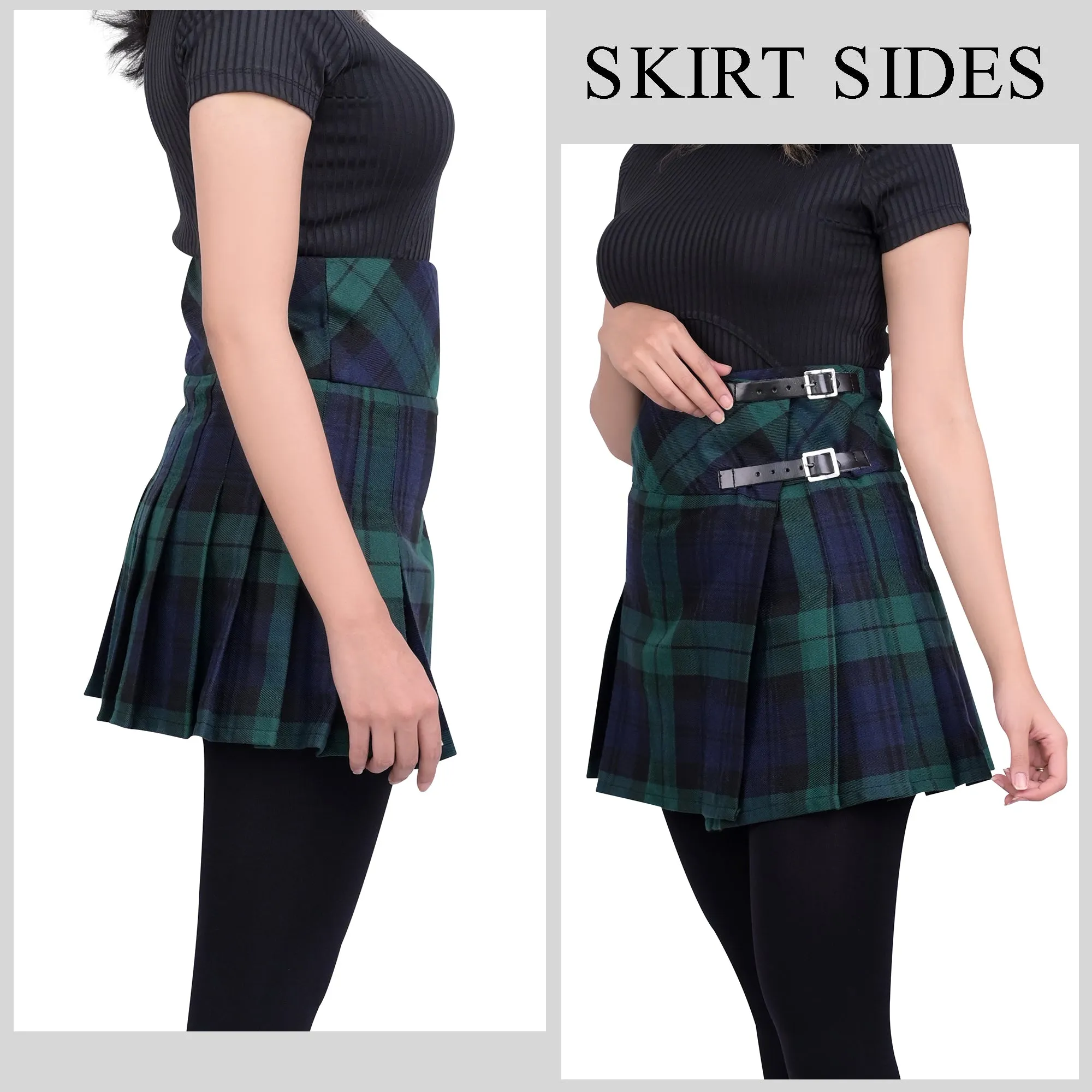 Women's Tartan Billie Skirt | Black Watch