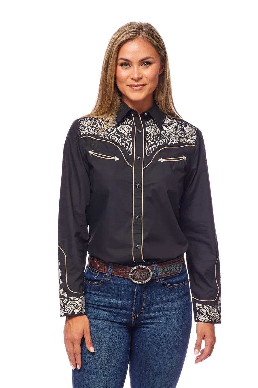 Women’s Western Embroidered Shirts -LS500-511