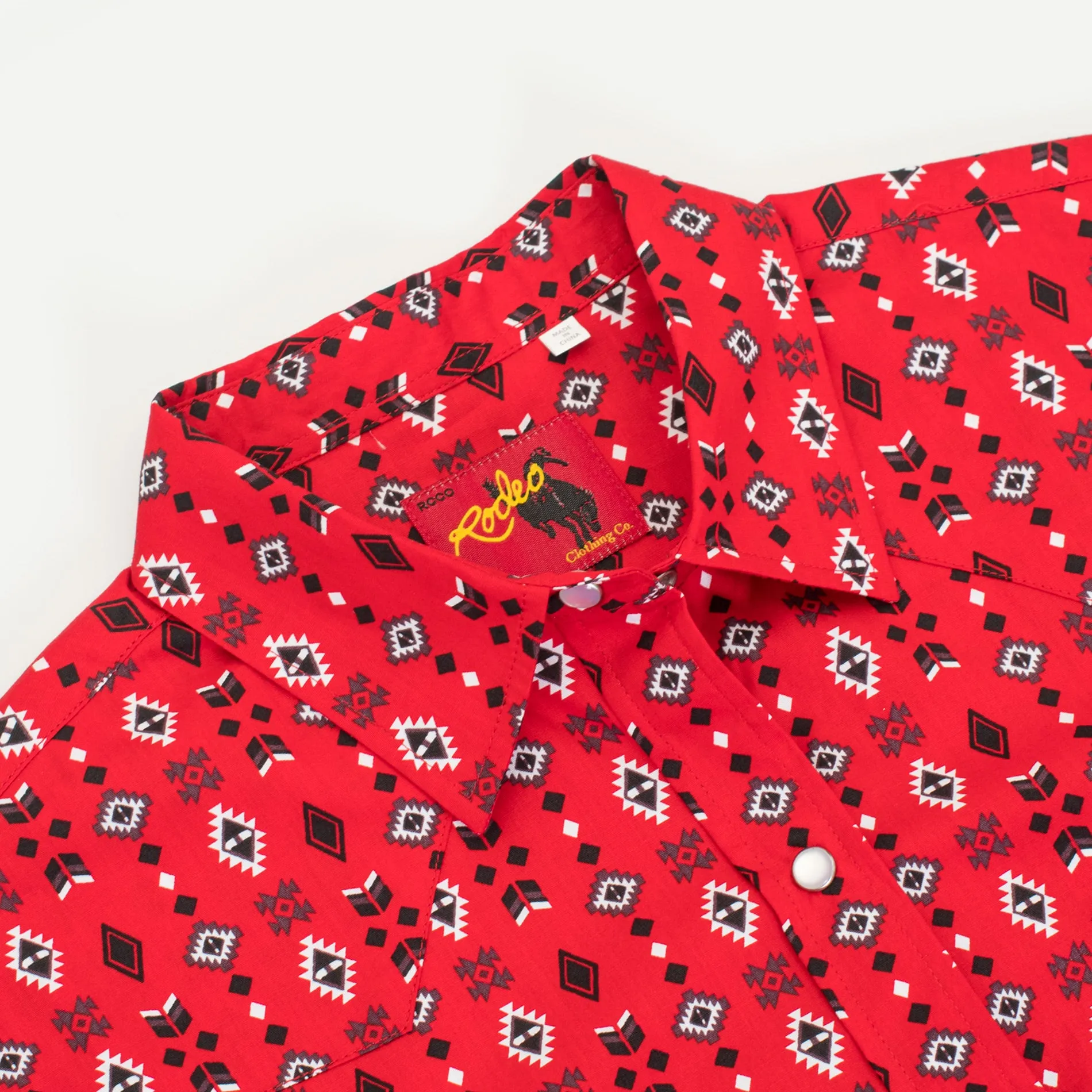 Women's Western Print Shirts-LS100-116