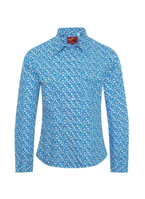 Women's Western Print Shirts-LS100-126