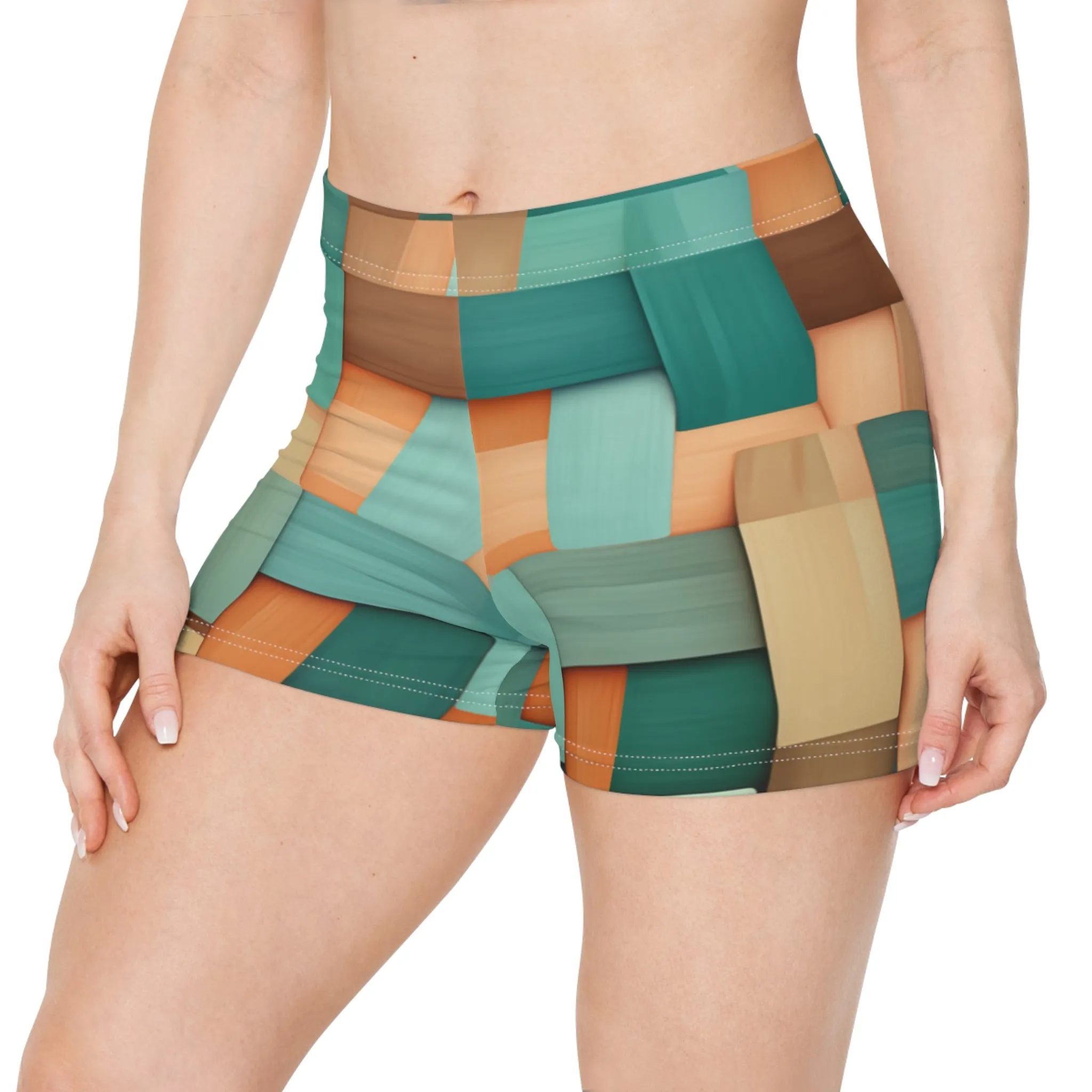 Workout Shorts - Euphemia Livorno Basketweave