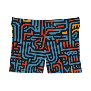 Workout Shorts - Linear Philadelphia Stripes