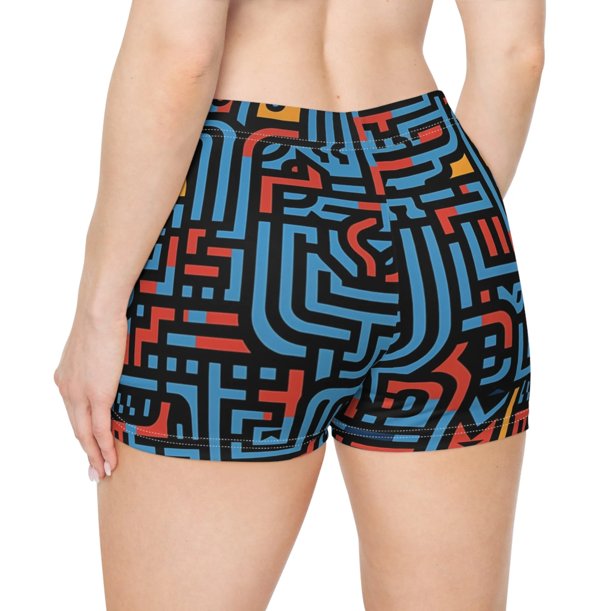 Workout Shorts - Linear Philadelphia Stripes