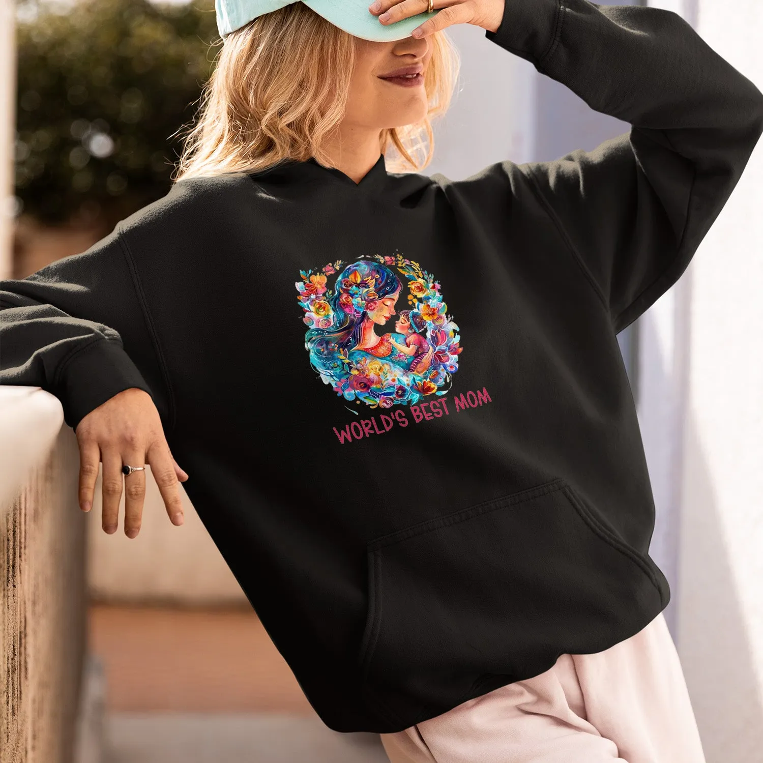 World's Best Mom Shirt, World's Best Mom Sweatshirt, Watercolor Motherly Love Shirt, Mama Shirt, Mom Shirt, Mother's Day Gift, Happy Mother's Day