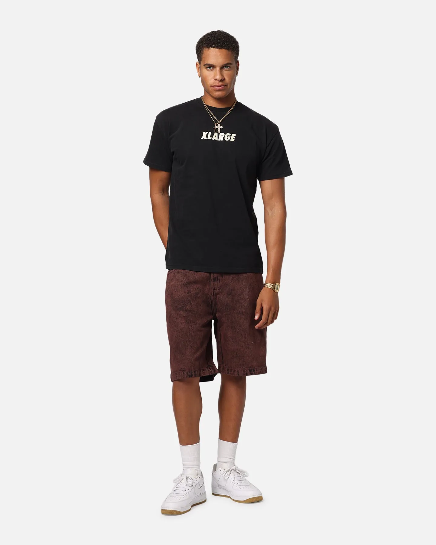 X-Large Bull Denim 91 Shorts Burgundy