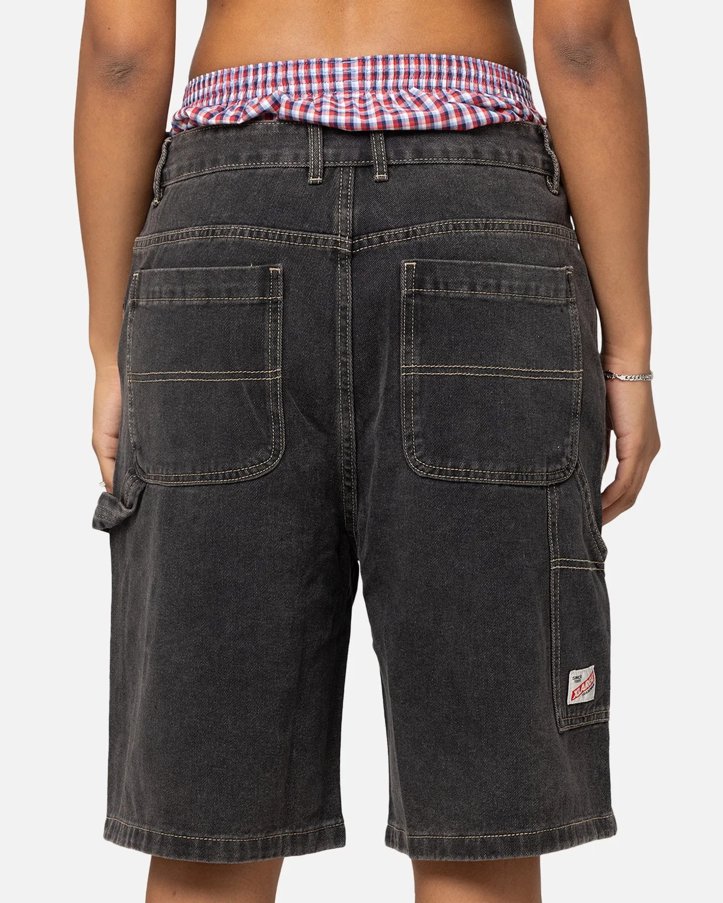 X-Large Denim Work Shorts Pepper
