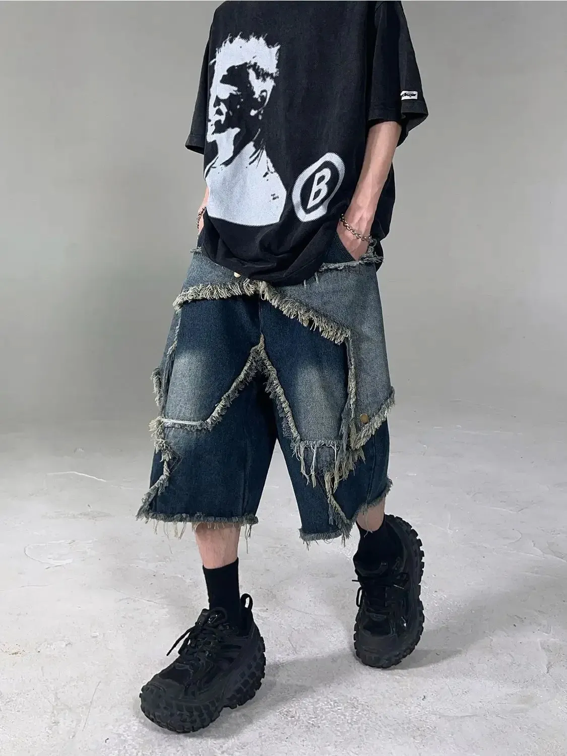 Y2K Baggy Denim Shorts