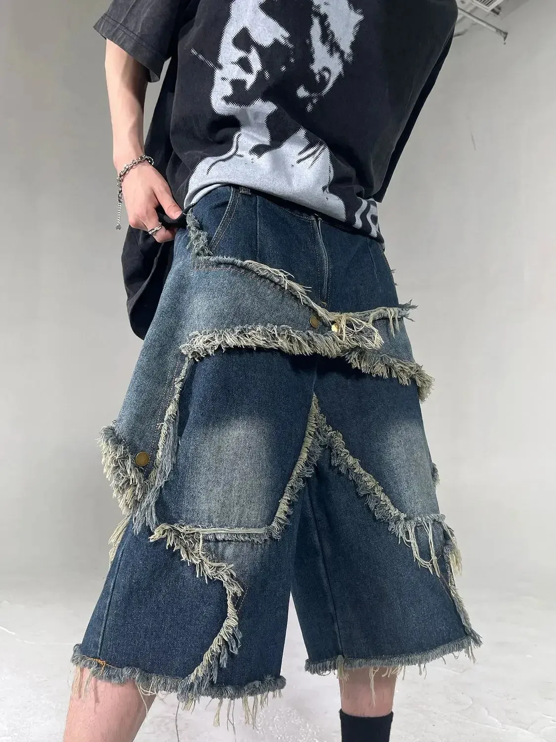 Y2K Baggy Denim Shorts