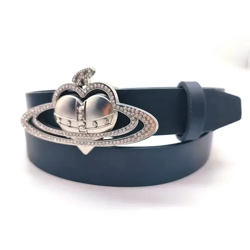 Y2K Heart Belt