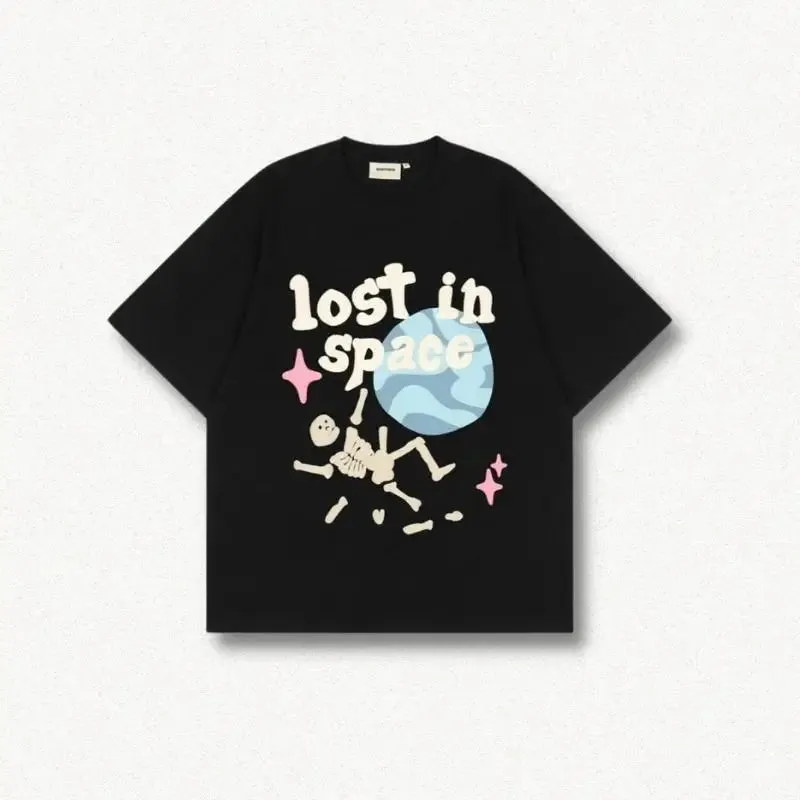 Y2K Skeleton Tee for Edgy Casual Style