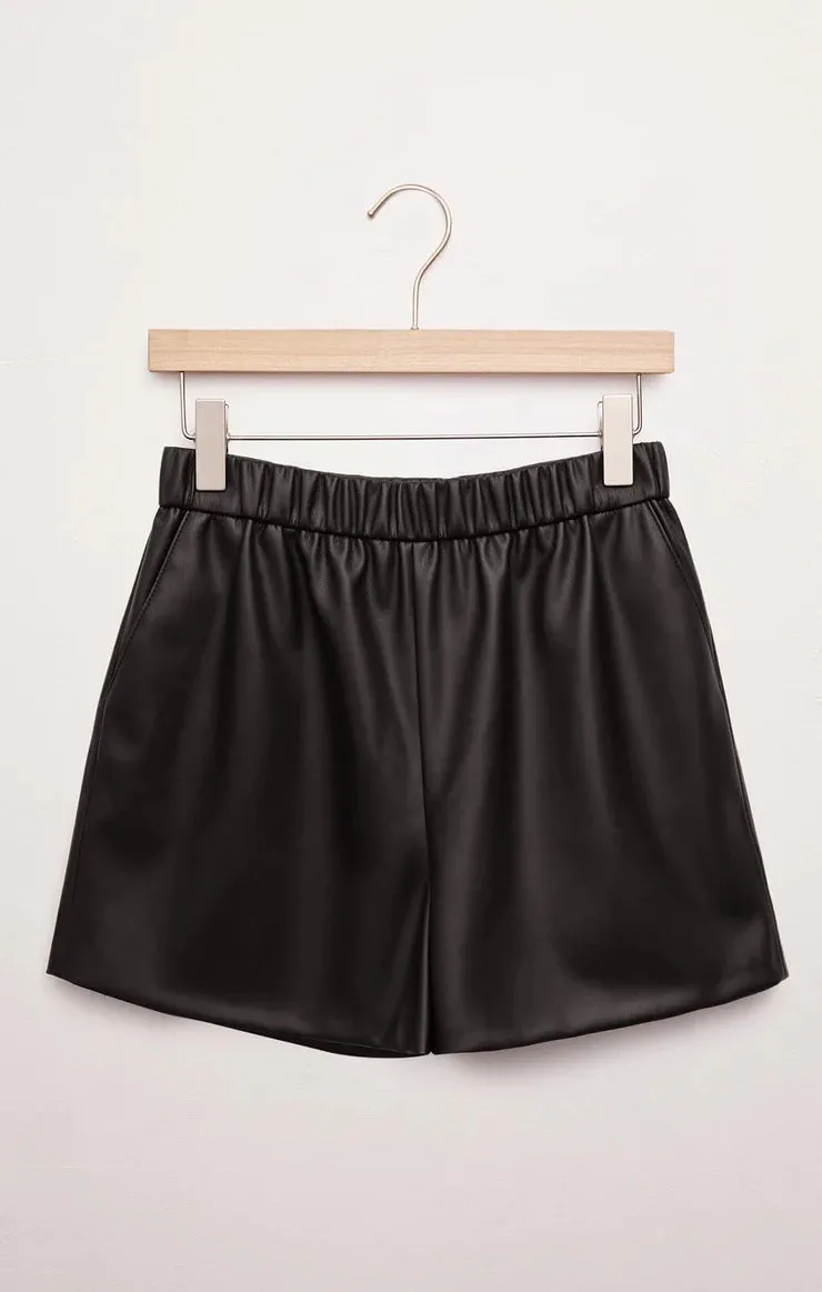 Z Supply Tia Faux Leather Short